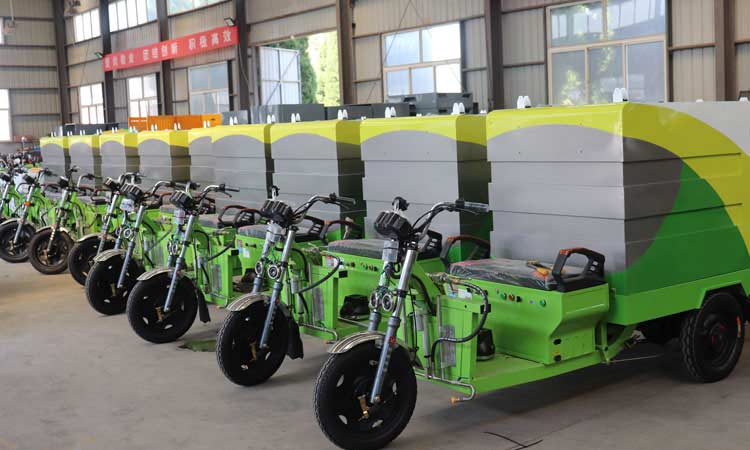 小型三輪高壓清洗車裝配中 高壓清洗車