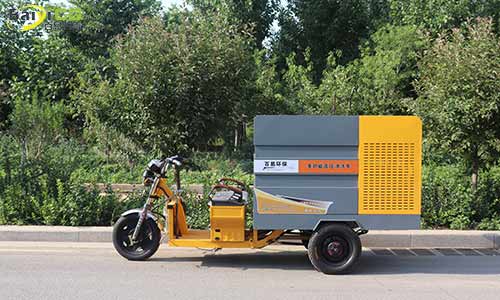 小型電動(dòng)高壓清洗車，道路水掃環(huán)衛(wèi)清潔小助手