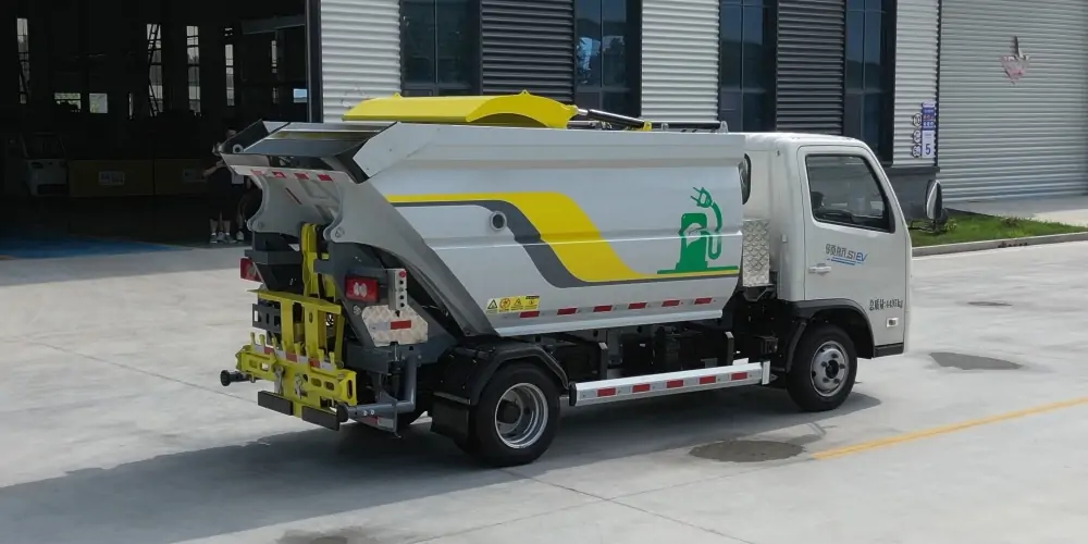 新能源后裝式垃圾車，純電動垃圾車，電動垃圾車，小型垃圾車