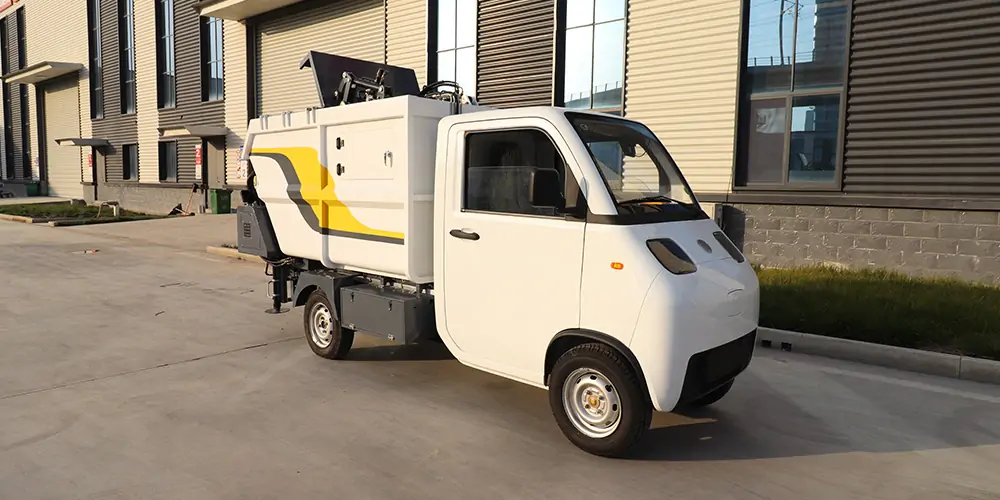 純電動(dòng)后裝式垃圾車(chē)，后裝式垃圾車(chē)，垃圾車(chē)，電動(dòng)垃圾車(chē)