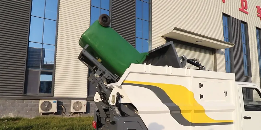 純電動(dòng)后裝式垃圾車(chē)，后裝式垃圾車(chē)，垃圾車(chē)，電動(dòng)垃圾車(chē)