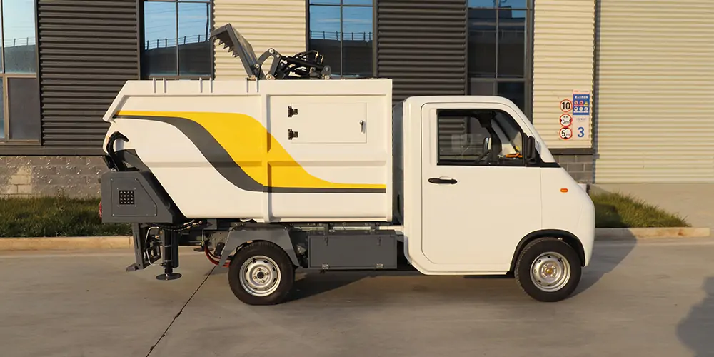 純電動(dòng)后裝式垃圾車(chē)，后裝式垃圾車(chē)，垃圾車(chē)，電動(dòng)垃圾車(chē)